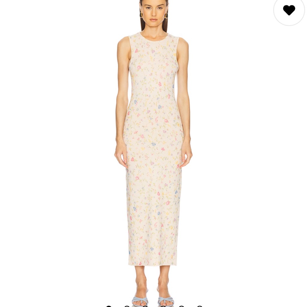 L'Academie Floral Print Knit Midi Dress size XS
